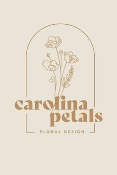 Logo/Brand Design for a Wedding Floral Company Logos With Flowers Graphic Design, Ring Wedding Logo, Floral Design Logos, Floral Shop Logo Design, Flowershop Logo Ideas, Logo Design Floral, Flower Logos Ideas, Wildflower Logo Design, Floral Design Branding