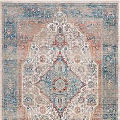 Showcasing classic rug artistry in rich colors and soft textures, this easy-care rug is powerloomed of a 100% polypropylene for long-lasting durability and easy maintenance.100% polypropylenePowerloomedColors: Multicolored with Orange and Blue accentsFinished edgesResists fading and stainsFor indoor useAdd a rug pad (sold separately) for increased cushion underfoot and to prevent slidingVacuum regularly; spot clean as neededFully clean by rinsing with water and a mild detergent; allow to air dry Condo Living Room, Classic Rug, Condo Living, Classic Rugs, Blue Accents, Rich Colors, Vibrant Orange, Rug Pillow, Indoor Rugs