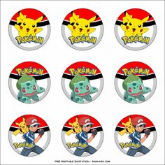 pokemon cupcake toppers featuring pikachu