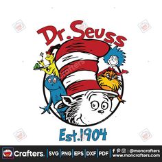 the cat in the hat dr seuss svg file for cricrafs