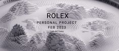 the rolex personal project logo is shown in this black and white photo from feb 23, 2013