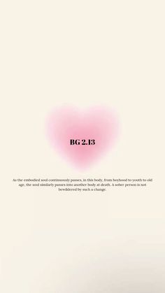 a pink heart on a white background with the words bc 2 13