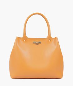 Width: 18 inches Height:12 inches Depth: 5 inches One main compartment with zipper closure as well as a string clasp lock. Material:ÿFaux leather. Zipper Tote Bag, Zippered Tote, Messenger Bag, Mustard, Clutch Bag, Bags Designer, Faux Leather, Bag Lady, Tote Bag