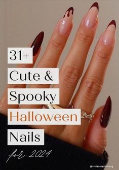 Scream Nail Art, Horror Nails, Cute Nails For Fall, Chic Halloween, Casual Nails, Halloween Nail Designs, Halloween Nail