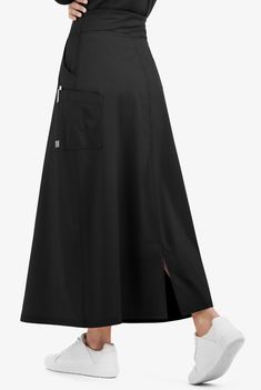 UA Butter-Soft STRETCH Women's Long Scrub Skirt, Nurse Scrub Skirts Hijab Scrubs, Nurse Scrub Dress, Nursing Scrubs Outfits, Scrub Skirt, Scrub Skirts, Women's Lab Coat, Medical Scrubs Fashion, Medical Scrubs Outfit, Scrubs Dress