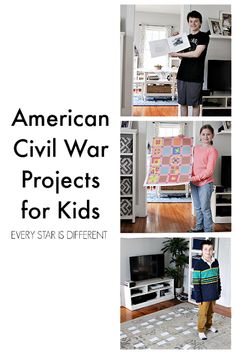 American Civil War Projects for Kids American History Projects, Social Studies Projects, Elementary Lesson Plans, Elementary Activities, Unit Studies