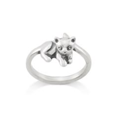 Buy Sweet Kitten Ring for USD 78.00 | James Avery Anniversary Sterling Silver Rings With Cat Design, Sterling Silver Cat Design Rings For Anniversary, Silver Cat Design Promise Ring, Elegant Cat Design Ring Jewelry, Adjustable Sterling Silver Cat Design Rings, Silver Cat Ring, James Avery, Sterling Silver Cat, Cat Ring