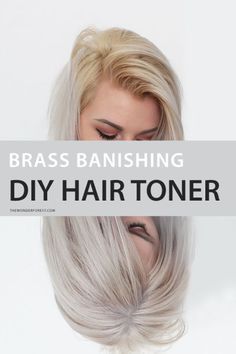 Diy Hair Toner, Toner For Blonde Hair, Blonde Hair At Home, Diy Toner, Brassy Hair, Balayage Bob, Hair Toner, Super Hair, Trendy Hair Color