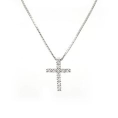 Elevate your everyday look with our Dainty Cross Necklace. Available in your choice of radiant gold or sleek silver, this delicate necklace exudes understated sophistication. Adorned with sparkling pave stones, each cross pendant captures the light, adding a touch of sparkle to your everyday ensemble. Whether you're layering it with other necklaces or wearing it solo, it's the perfect accessory to add faith and style to your day. Dainty Cross Necklace, Gold Cross Necklace, Anklet Bracelet, Anklet Jewelry, Delicate Necklace, Ring Collections, Box Chain, Earring Necklace, Ring Necklace