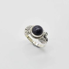 Blue Goldstone Ring | Gemstone Ring | Statement Rings | Handmade Rings | Sterling Silver Rings | Birthday Gift | Rings For Her | Women Rings * Gemstone : Blue Goldstone * Weight : 3.5 Gram Approx * Stone Shape : Round * Stone Size : 8 mm * All our work is custom made by hand with Love and Care in our workshop ♡ Blue Goldstone Pendants https://www.etsy.com/shop/silverjewelryexim925?ref=seller-platform-mcnav&search_query=Blue+Goldstone+pendants Blue Goldstone Earrings https://www.etsy.com/shop/silverjewelryexim925?ref=seller-platform-mcnav&search_query=Blue+Goldstone+earrings Blue Goldstone Rings https://www.etsy.com/shop/silverjewelryexim925?ref=seller-platform-mcnav&search_query=Blue+Goldstone+rings 》W H Y T O W E A R S I L V E R《 As a metal, silver has significant health benefits that hav Sapphire Rings With Natural Stones For Gift, Adjustable Spiritual Sapphire Ring As Gift, Natural Stones Ring With Round Shape For Gift, Gift Rings With Natural Round Stones, Gift Rings With Natural Stones, Spiritual Sapphire Rings, Silver Sapphire Ring With Round Stone For Gift, Silver Sapphire Ring With Natural Stones As Gift, Silver Birthstone Ring With Natural Stones For Gift