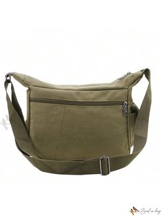 Bird in Bag - Khaki Canvas Shoulder Bag Large Capacity Multilayer Messenger Bag Large Capacity Crossbody Bag For Outdoor, Large Capacity Khaki Canvas Shoulder Bag, Large Capacity Outdoor Crossbody Bag, Khaki Canvas Softback Bags, Large Capacity Outdoor Shoulder Bag, Khaki Softback Canvas Bags, Large Capacity Crossbody Canvas Bag For Outdoor, Green Large Capacity Shoulder Bag For Outdoor, Outdoor Large Capacity Crossbody Canvas Bag