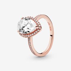 Rose Gold Stackable Rings, Rose Gold Plated Ring, Pandora Rings, Vintage Jewelry Box, Charm Rings, Gold Plated Rings, Halo Ring, Halo Rings, The Band