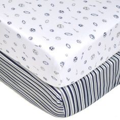 a close up of a baby bed sheet on a white background