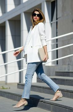 20140310 Ms Treinta Alba Zapater Baby Bump Style, Look Jean, Pregnancy Looks, Casual Maternity, Bump Style, Stylish Maternity, Outfit Trends