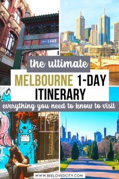 The Ultimate Melbourne 1-day itinerary Aesthetic Melbourne, Australia Aesthetic, Things To Do In Melbourne, Places In Melbourne, Australia Bucket List, Australia Photography, Melbourne Travel, Nz Travel, Australia Itinerary