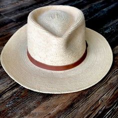 Fedora Handcrafted Of Palm Leaves In Guatemala. Super Cute Spring/Summer Hat! Never Been Worn :) Summer Fedora With Short Brim For Everyday, Summer Hat Bands In Brown Toquilla Straw, Summer Brown Toquilla Straw Hat Bands, Classic Brown Panama Hat For Beach, Bohemian Fitted Hat Bands For Vacation, Bohemian Fitted Hat Bands For Summer, Bohemian Summer Fitted Hat Bands, Beige Fitted Country Fedora, Fitted Bohemian Hat Bands For Summer