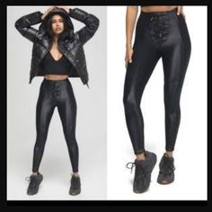 Black Size 6= Xxl In Ga Chart High Waist Leggings For Fall Streetwear, Black Leggings For Streetwear In Fall, Sporty Leggings For Night Out In Fall, High Rise Black Leggings For Winter, Sporty Pants For Night Out In Fall, Bombshell Leggings, Corset Leggings, Snake Print Leggings, High Waisted Black Leggings