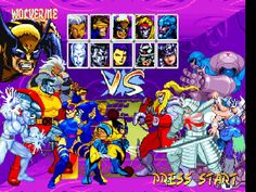 an image of the game's main characters in different poses and colors, including one with