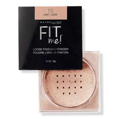 Fit Me Loose Finishing Powder - Maybelline | Ulta Beauty Corrector Maybelline, Fit Me Powder, Foundation Sets, New York Fits, Smooth Skin Texture, Mineral Powder, Finishing Powder, Maybelline New York, Powder Makeup