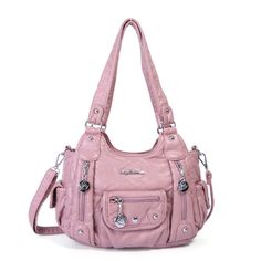 Collage Clothes, Soft Leather Hobo Bag, Y2k Baddie, Soft Leather Bag, Hobo Crossbody Bag, Pink Aura, Vintage Soft