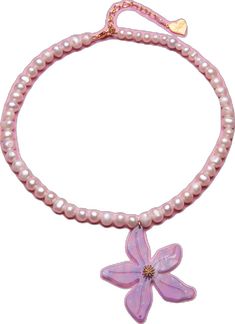 Beaded Flower-shaped Pearl Necklace, Pearl Necklace With Flower Pendant, Flower Charm Pearl Necklace, Flower Shaped Pearl Necklace For Gift, Pearl Necklace With Flower Charm, Pearl White Flower Necklace, Flower Shaped Pearl Necklace With Pearl Pendant, Flower Shaped Pearl Charm Necklace As Gift, Flower-shaped Pearl Necklace