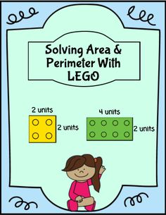 a poster with instructions to solve the number and place value for legos, including two units