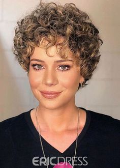 Frizzy Wavy Hair, Short Curly Bob Hairstyles, Grey Hair Wig, Cheap Human Hair Wigs, Frizzy Curly Hair, Long Human Hair Wigs, How To Cut Bangs, Short Human Hair Wigs