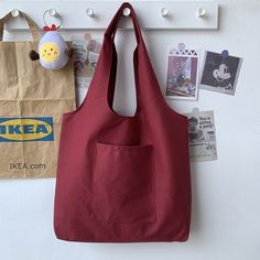 Solid Color Simple Blank Vest Canvas BagExternal patch pocket design, very stylishBag size is about 42 cm wide and 36 cm high ? ? ? ? ? ? ? ? ? ? ? ? ? ? ? ? ? ? ? ? ? ? ? ? ? ? ? Woman Bag, Folding Bag, Student Bag, Travel Storage Bag, Fashion Tote Bag, Eco Bag, Canvas Shopping Bag, Canvas Shoulder Bag, Types Of Bag