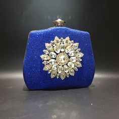 Handmade Clutch Bag. For Women Who Go For Shopping, Dating, Evening Party or Wedding. Blue Handheld Bag For Wedding, Blue Handheld Bags For Wedding, Elegant Blue Shoulder Bag For Wedding, Blue Pouch Evening Bag For Party, Blue Rectangular Party Shoulder Bag, Handheld Blue Clutch For Party, Blue Clutch Bag For Wedding, Blue Handheld Clutch For Party, Elegant Blue Evening Pouch