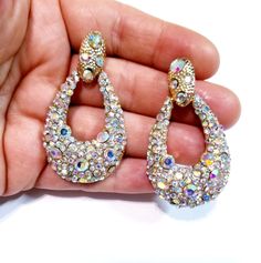 Check out Chandelier Rhinestone Crystal Pageant Bridal Earrings AB Drop Dangle 2.4 inch, the latest item I added on eBay! #eBay #eBaySeller Hollywood Jewelry, Celebrities Earrings, Pageant Jewelry, Dance Earrings, Pageant Earrings, Belly Dance Jewelry, Vintage Inspired Earrings, Steampunk Earrings, Queen Jewelry