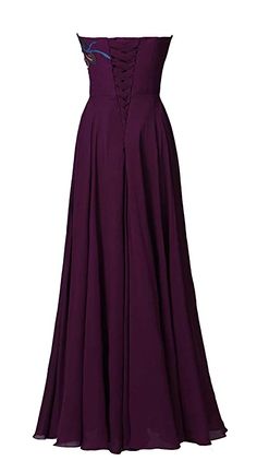 فساتين السهرة النسائية التطريز ألف خط Purple A-line Dress For Banquet, Purple A-line Banquet Dress, Purple Flowy Party Dress, Purple A-line Gown For Banquet, Chiffon Party Dress With Full Skirt, Flowy A-line Bridesmaid Dress, Elegant Prom Dress With Flared Skirt, A-line Bridesmaid Dress, A-line Flowy Maxi Dress For Wedding