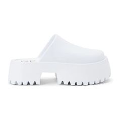 Vegan clog-inspired mule on a chunky lug sole. Synthetic upper Synthetic outsole 2 in / 5.1 cm heel height 2 in / 5.1 cm platform Synthetic lining Padded insole Slip-on style Whole sizes only; for 1/2 sizes, order next size up. Vegan Clogs, Platform Mules, Lug Sole, Mule, Kids Accessories, Clogs, Heel Height, Slip On, Heels