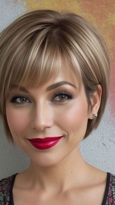 Bob Haircut For Fine Hair, Messy Short Hair, Short Hairstyles For Thick Hair, Short Hair Wigs, Bob Hairstyles For Fine Hair, Short Hair Over 60, Cute Hairstyles For Short Hair, Haircuts For Fine Hair