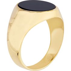 Dive deep into the charm of sophistication with our Oval Onyx Signet Ring. Crafted to captivate your senses, this exquisite piece reimagines the timeless signet ring with a modern twist, making it a must-have for your jewelry collection. Awaken your senses with the deep, mysterious allure of the Onyx stone, a gem that has fascinated hearts for centuries.Crafted in 14 Karat gold with a radiant yellow hue, this ring exudes warmth and elegance. The Onyx stone takes center stage, boasting its unique Modern Onyx Rings For Formal Occasions, Modern Black Enamel Signet Ring For Anniversary, Modern Oval Cabochon Signet Ring For Formal Occasions, Modern Black Enamel Rings For Formal Occasions, Modern Black Enamel Rings For Formal Events, Minimalist Oval Cabochon Signet Ring For Formal Occasions, Minimalist Oval Cabochon Signet Ring For Formal, Luxury Black Signet Ring Tarnish Resistant, Modern Onyx Signet Ring With Polished Finish