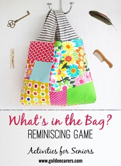 what's in the bag? reminising game activities for seniors