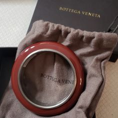 Has Some Tiny Chipped. Authentic Bottega Venetta Bangle. Brown Silver, Bottega Veneta, Womens Jewelry Bracelets, Bangles, Women Jewelry, Silver, Women Shopping, Color