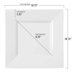 10.75 White Square Plastic Dinner Plates Modern Plates, White Tableware, Party Setup, White Dinner Plates, Dirty Dishes, Elegant Dinner, Disposable Plates, Appetizer Salads, Occasion Cakes