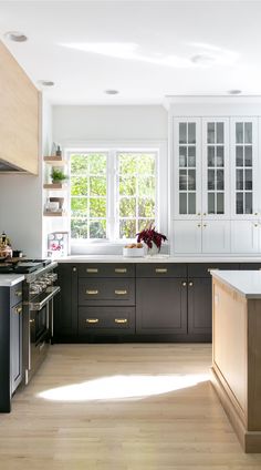 the kitchen is clean and ready for us to use in its new owner's home