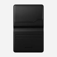 Card Wallet Plus, Black| NOMAD® Horween Leather, Leather Card Wallet, Die Cut Cards, Black Wallet, Natural Wax, Leather Conditioner, Slim Wallet, Apple Watch Strap, Tech Gifts