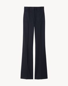 CHRISTOPHE PANT – Nili Lotan Denim Editorial, Straight Leg Pant, Nili Lotan, High Rise Pants, Leather Ballet Flats, Short Shirts, Back Patch, Blazer Coat, Straight Leg Pants