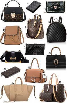 Elle Beauty, Fake Designer Bags, Cheap Purses, Fake Designer, Green Handbag, Cute Handbags