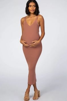 Mauve Sleeveless V-Neck Maternity Sweater Dress – PinkBlush Nursing Friendly V-neck Maternity Dress, Nursing-friendly V-neck Maternity Dress, Bump Friendly V-neck Maternity Dress, Maternity V-neck Bump Friendly Dress, Bump-friendly V-neck Maternity Dress, Maternity Ribbed Dress, Chic Sleeveless Maternity Dress, V-neck Midi Dress For Spring Maternity Wear, Chic Sleeveless Maternity Midi Dress