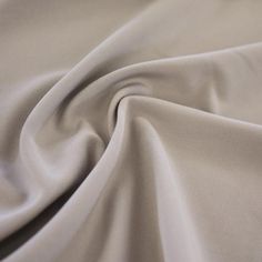 a close up view of a plain white fabric