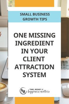 The biggest flaw in many client attraction systems is not what you think.
We rush from one tactic to another to attract clients. Never fully implementing one idea or at least not giving it the focus it deserves before moving on to the next new thing. Join me as I share the #1 missing ingredient in your client attraction system, so you can start attracting new clients consistently. #clientattraction #leadgenerationtips #smallbusinesstips Stop Rushing, Client Attraction, Small Business Growth, On To The Next, New Clients