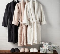 Camel Coziest Sherpa Robe, Extra Large | Pottery Barn Fuzzy Robe, Bear Slippers, Honeymoon Gifts, Great Expectations, Applique Quilts, Pottery Barn Kids, Pottery Barn, Faux Fur, Rap