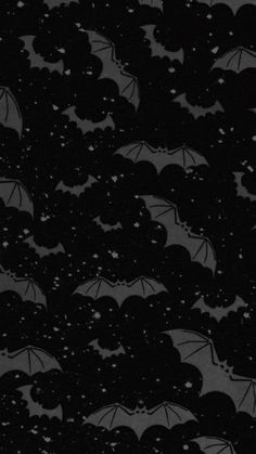 bats flying in the night sky with stars and bubbles all over their body, as if they were falling from above