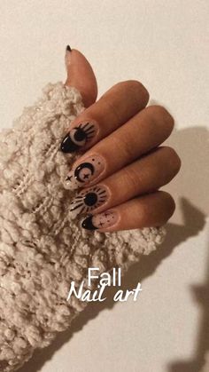 Unghie Nail Art, Nagellack Trends, October Nails, Goth Nails, Grunge Nails, Nail Swag, Trendy Nail Art, Funky Nails