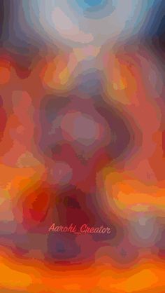 an orange and blue abstract background with the words annul creator