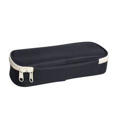 The pencil case has the ability to store and organize up to 20 pens or pencils and other office supplies. It comes with a high-quality, durable zipper that prevent things from falling out. Not only a pen pouch, but it also could be used as a makeup bag, medicine bag or craft bag, etc. Size: One Size.  Color: Black. Multifunctional Portable Pencil Case, Multifunctional Portable Rectangular Pencil Case, Rectangular School Pencil Case With Zipper, Multifunctional Portable Pencil Case For Students, Portable Rectangular Pencil Case For Daily Use, Multifunctional Pencil Case With Zipper For School, Multifunctional Pencil Case With Zipper For Students, Multifunctional Zipper Pouch Pencil Case For Students, Functional Rectangular Cosmetic Bag For School