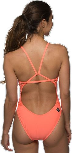 Athletic Looks, Water Polo, Papaya, The Back, Contemporary Design, Binding, Onesies, Cut Out, Stitching